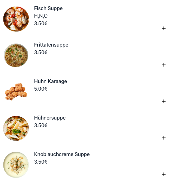 FOODMAP Ordering Web